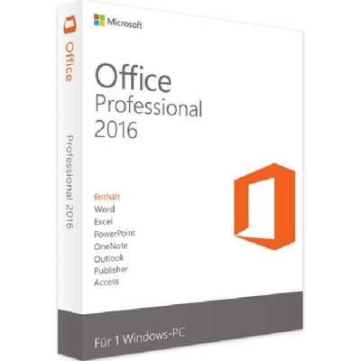 Επαγγελματικό 2016 λιανικό κιβώτιο του Microsoft Office