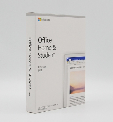 Σπίτι του Microsoft Office 2019 έκδοσης υψηλής ταχύτητας και λιανικό κιβώτιο σπουδαστών PKC