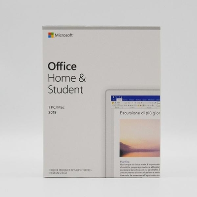 Σπίτι του Microsoft Office 2019 μέσων έκδοσης 4.7GB DVD υψηλής ταχύτητας και λιανικό κιβώτιο σπουδαστών PKC