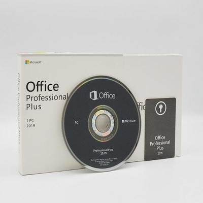 Επαγγελματίας του Microsoft Office 2019 μέσων 4.7GB DVD συν το λιανικό κιβώτιο DVD