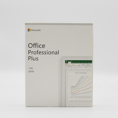 Μέσα Microsoft Office 2019 έκδοσης 4.7GB DVD υψηλής ταχύτητας επαγγελματικό λιανικό κιβώτιο DVD